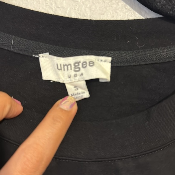 Umgee Rodeo Black with Boot Embroidery Top - Picture 5 of 7